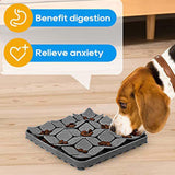Maxbell Dog Lick Pad Portable Slow Feeder Encourage Natural Foraging Skills Dog Toys Gray