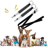 Maxbell Dog Whistle Stainless Steel Portable for Dogs Training Call Back Puppy Black