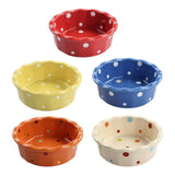 Maxbell Cat Bowl Stable Dog Bowl Cat Food Plate Pets Feeding Station Pet Feeder Red