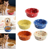 Maxbell Cat Bowl Stable Dog Bowl Cat Food Plate Pets Feeding Station Pet Feeder Red