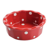 Maxbell Cat Bowl Stable Dog Bowl Cat Food Plate Pets Feeding Station Pet Feeder Red