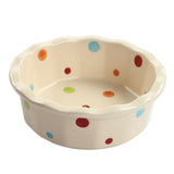 Maxbell Cat Bowl Stable Dog Bowl Cat Food Plate Pets Feeding Station Pet Feeder Beige