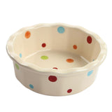 Maxbell Cat Bowl Stable Dog Bowl Cat Food Plate Pets Feeding Station Pet Feeder Beige