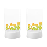 Maxbell Transparent Acrylic Message Board Memo Light up Daily Moment Warm White