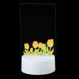 Maxbell Transparent Acrylic Message Board Memo Light up Daily Moment Warm White