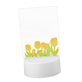 Maxbell Transparent Acrylic Message Board Memo Light up Daily Moment Warm White