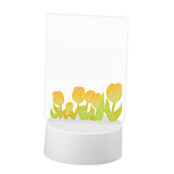 Maxbell Transparent Acrylic Message Board Memo Light up Daily Moment Warm White