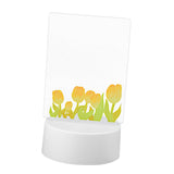Maxbell Transparent Acrylic Message Board Memo Light up Daily Moment Warm White