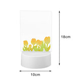 Maxbell Transparent Acrylic Message Board Memo Light up Daily Moment Color Changing