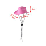 Maxbell Cute Pets Hat Headwear Nonwoven Fabric Soft for party wearing Holiday Pink