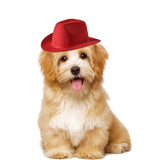 Maxbell Cute Pets Hat Headwear Nonwoven Fabric Soft for party wearing Holiday Red