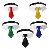 Maxbell Modern Dogs Collar Walking Traveling Pets Gifts Boys Girls Dogs Pet Bow Tie Red
