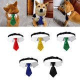Maxbell Modern Dogs Collar Walking Traveling Pets Gifts Boys Girls Dogs Pet Bow Tie Red