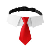 Maxbell Modern Dogs Collar Walking Traveling Pets Gifts Boys Girls Dogs Pet Bow Tie Red