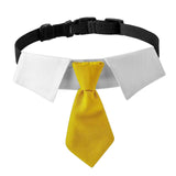 Maxbell Modern Dogs Collar Walking Traveling Pets Gifts Boys Girls Dogs Pet Bow Tie Yellow
