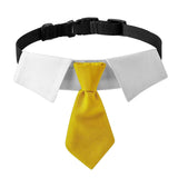 Maxbell Modern Dogs Collar Walking Traveling Pets Gifts Boys Girls Dogs Pet Bow Tie Yellow