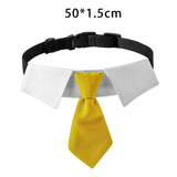 Maxbell Modern Dogs Collar Walking Traveling Pets Gifts Boys Girls Dogs Pet Bow Tie Yellow