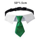 Maxbell Modern Dogs Collar Walking Traveling Pets Gifts Boys Girls Dogs Pet Bow Tie Green