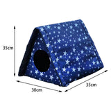 Maxbell Stray Cats Shelter Waterproof Furniture Small Dog Kennel Cat Bed Nest Tent 35cmx30cmx35cm