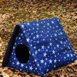 Maxbell Stray Cats Shelter Waterproof Furniture Small Dog Kennel Cat Bed Nest Tent 35cmx30cmx35cm