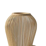 Maxbell Bamboo Wall Mount Sconce Lamp Light Retro Style for Living Room Home