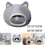 Maxbell Cat Bed Enclosed All Seasons Nonslip Warm for Puppy Indoor Small Animals M