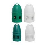 Maxbell Bird Water Drinker Parakeet Chicken Dove Feeder with Hanging Handle Green 5L
