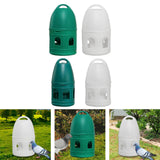 Maxbell Bird Water Drinker Parakeet Chicken Dove Feeder with Hanging Handle Green 5L