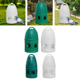 Maxbell Bird Water Drinker Parakeet Chicken Dove Feeder with Hanging Handle Green 5L