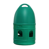 Maxbell Bird Water Drinker Parakeet Chicken Dove Feeder with Hanging Handle Green 5L