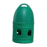 Maxbell Bird Water Drinker Parakeet Chicken Dove Feeder with Hanging Handle Green 5L