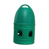 Maxbell Bird Water Drinker Parakeet Chicken Dove Feeder with Hanging Handle Green 5L