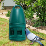 Maxbell Bird Water Drinker Parakeet Chicken Dove Feeder with Hanging Handle Green 3L