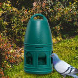Maxbell Bird Water Drinker Parakeet Chicken Dove Feeder with Hanging Handle Green 3L