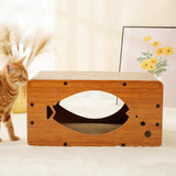 Maxbell Cat Scratching Board House Corrugated Cardboard Size 55x29x28cm Widely Used