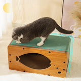 Maxbell Cat Scratching Board House Corrugated Cardboard Size 55x29x28cm Widely Used