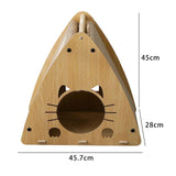 Maxbell Triangle Cat Scratcher Box Lounge Bed Corrugated Cardboard Widely Used without Cushion