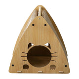 Maxbell Triangle Cat Scratcher Box Lounge Bed Corrugated Cardboard Widely Used without Cushion