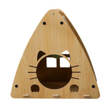Maxbell Triangle Cat Scratcher Box Lounge Bed Corrugated Cardboard Widely Used without Cushion