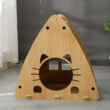 Maxbell Triangle Cat Scratcher Box Lounge Bed Corrugated Cardboard Widely Used without Cushion