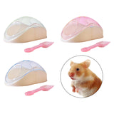 Maxbell Hamster Sand Bath Container Bathroom Toilets for Small Animal Chinchilla Blue