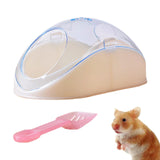 Maxbell Hamster Sand Bath Container Bathroom Toilets for Small Animal Chinchilla Blue