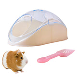 Maxbell Hamster Sand Bath Container Bathroom Toilets for Small Animal Chinchilla Blue