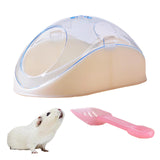 Maxbell Hamster Sand Bath Container Bathroom Toilets for Small Animal Chinchilla Blue