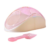 Maxbell Hamster Sand Bath Container Bathroom Toilets for Small Animal Chinchilla Pink