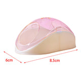 Maxbell Hamster Sand Bath Container Bathroom Toilets for Small Animal Chinchilla Pink