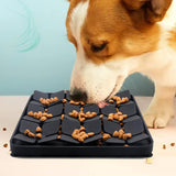 Maxbell Cat Dog Sniffing Mat IQ Training Slow Feeding Mat for Small/Large Dogs Gray