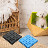 Maxbell Cat Dog Sniffing Mat IQ Training Slow Feeding Mat for Small/Large Dogs Gray