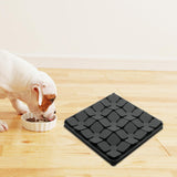 Maxbell Cat Dog Sniffing Mat IQ Training Slow Feeding Mat for Small/Large Dogs Gray