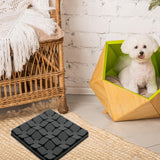 Maxbell Cat Dog Sniffing Mat IQ Training Slow Feeding Mat for Small/Large Dogs Gray